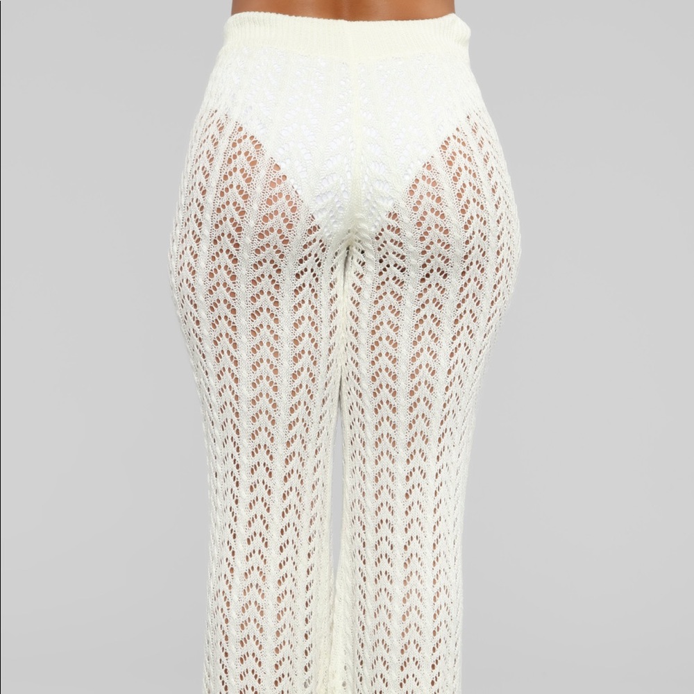 Crochet Pants - Cream - Picture 11 of 12